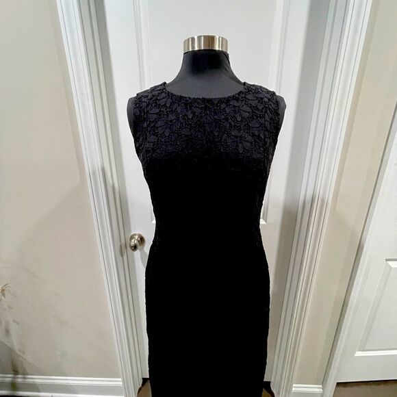Alfani Lace Midi Dress in Black - Picture 4 of 5